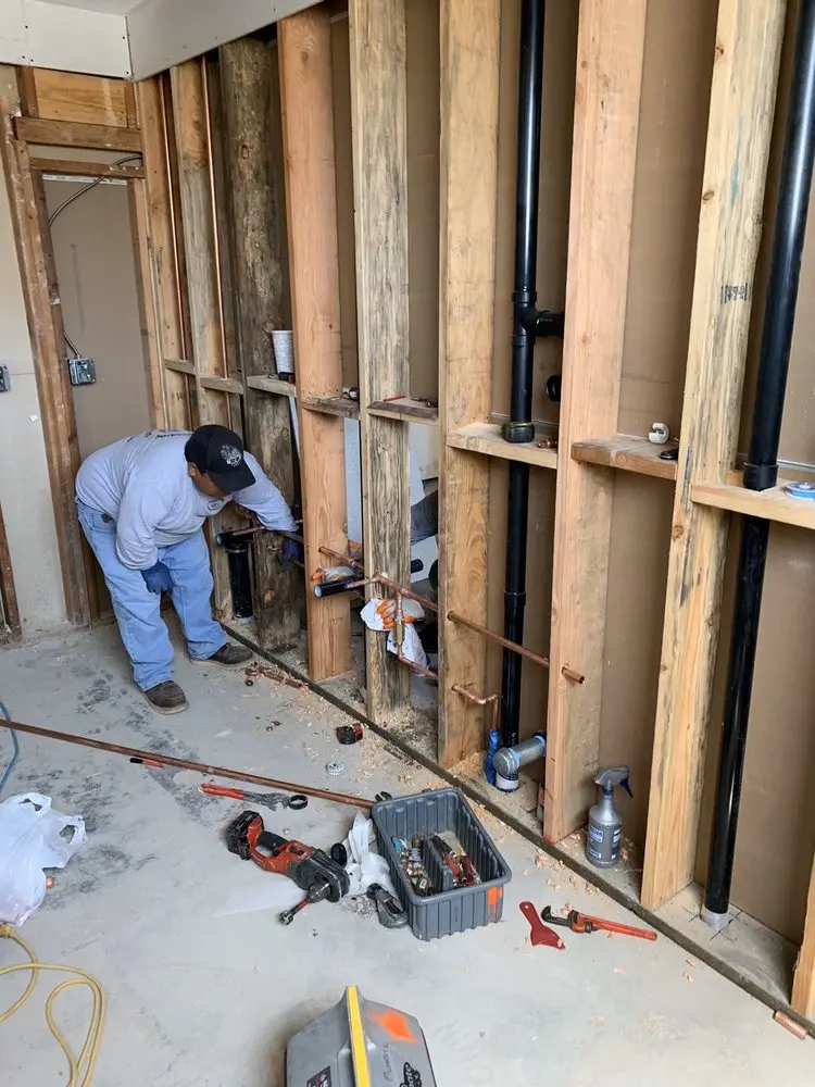 Commercial rough-in plumbing for Gas Line Repair in Cheswold
